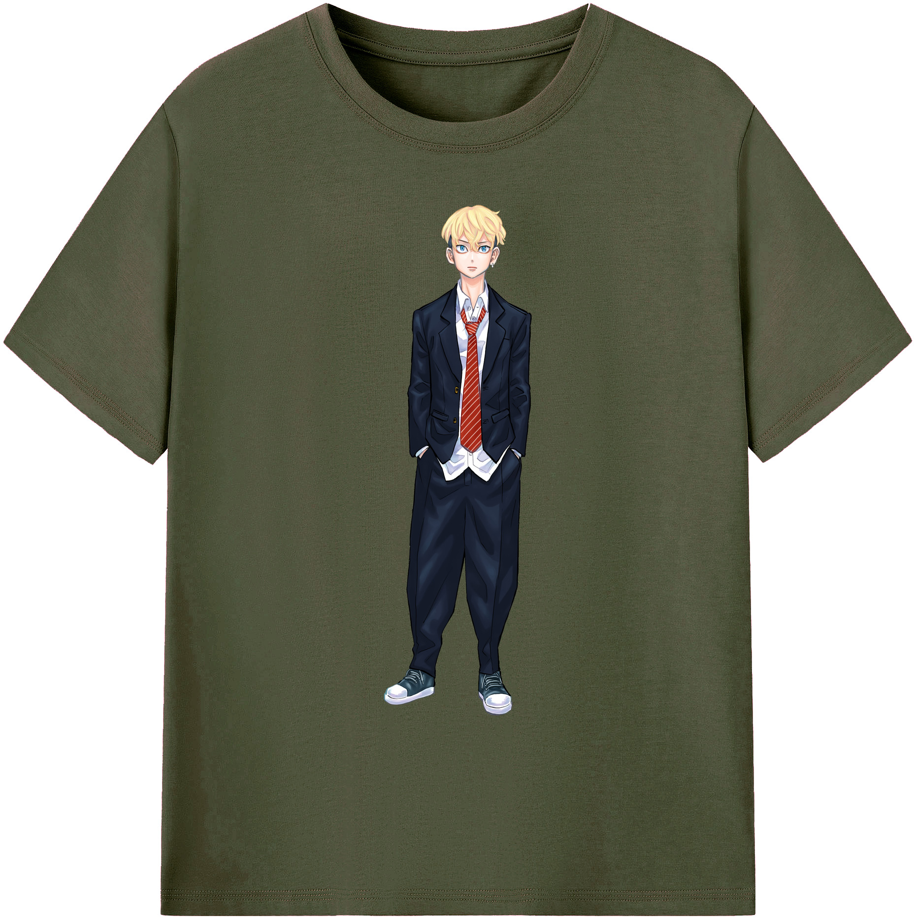 （画像用） 東京リベンジャーズ Tokyo Revengers 綿100％ メンズ半袖Tシャツ｜肌触りやわらか＆通気性